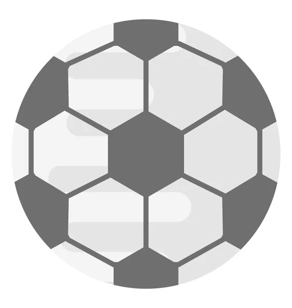 Fotboll Platt Vektor Ikon — Stock vektor