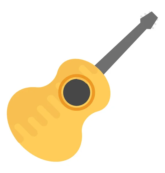 Гітара Плоска Векторна Піктограма — стоковий вектор