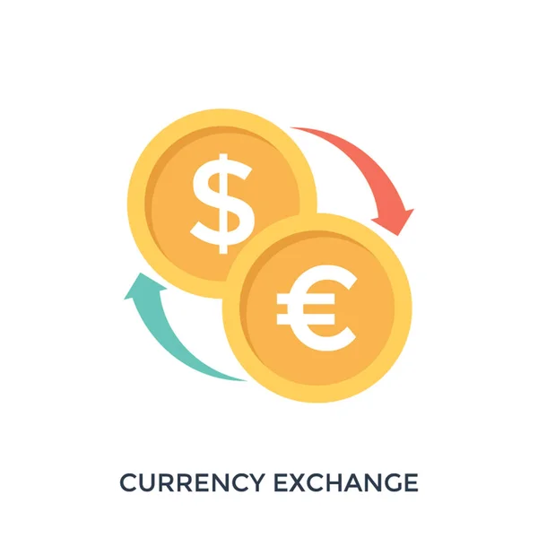 Libra Monedas Dólar Con Flechas Circulares Ilustración Representación Cambio Dinero — Vector de stock