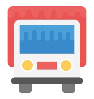 Büyük bir kamyon ağır Bagaj uzak yerlere götürürdü