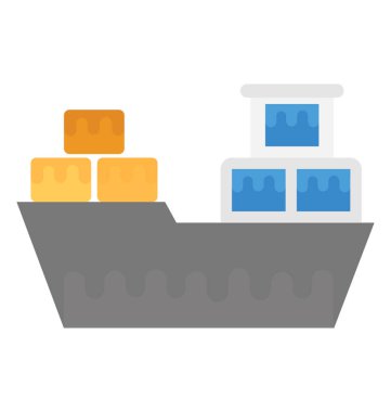 Ağır Bagaj taşımak için kullanılan bir büyük kargo gemisi