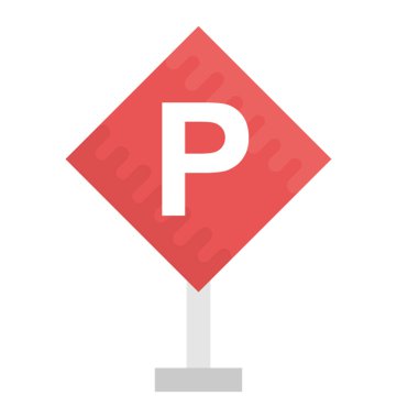 Belirli alanlarda park için park alanları arabalar izin vermek için kullanılan bir park işaret