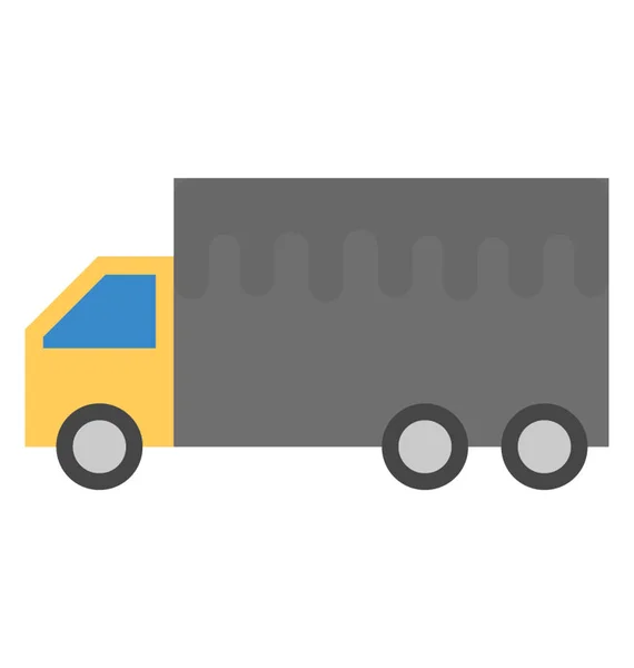 Caminhão Usado Para Transportar Bagagem Lugar Para Outro — Vetor de Stock