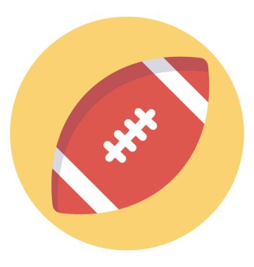 Rugby vektör simge oyunları temsil etmek için tasarlanmış,