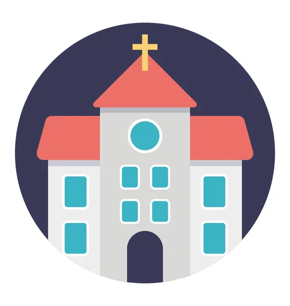 Εκκλησία Εικόνα Διανυσματική Σχεδίαση Θρησκευτικό Κτήριο Εκκλησιών — Διανυσματικό Αρχείο