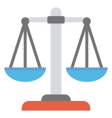 Her iki tarafında eşit tutar bir tartı makine