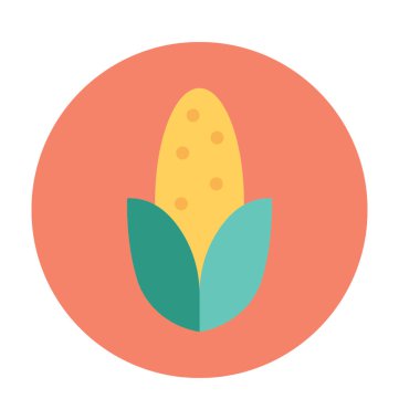 mısır düz vektör simgesi