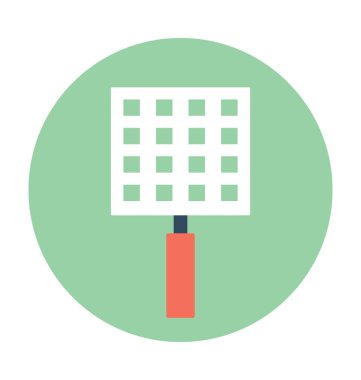  Raf düz vektör simge ızgara