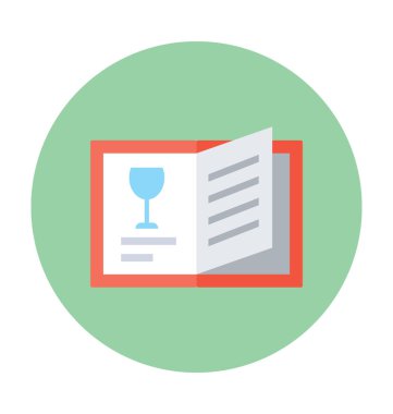 menü düz vektör simgesi