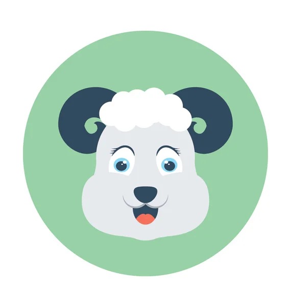 Иконка овцы — стоковый вектор