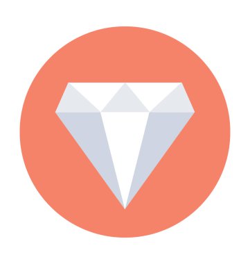 Elmas vektör simgesi