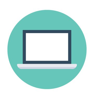 Laptop vektör simgesi