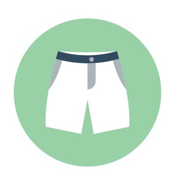 Şort vektör simgesi