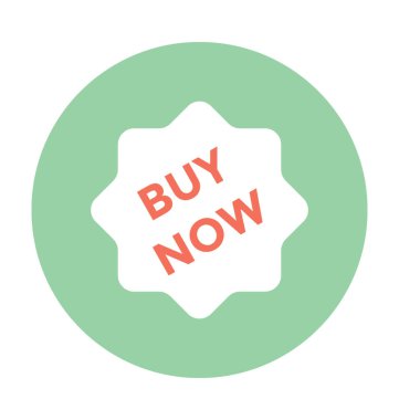 Şimdi vektör simge satın