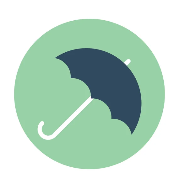 Ícone vetor guarda-chuva — Vetor de Stock