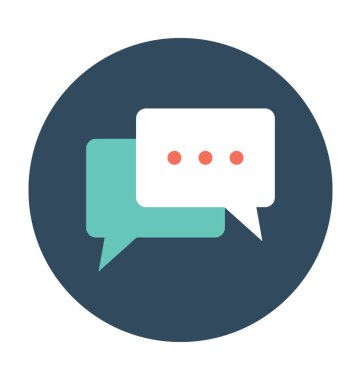 Konuşma balonları vektör simgesi