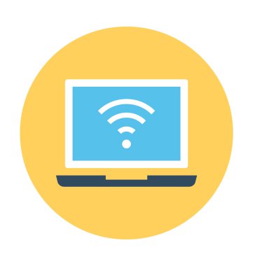 WiFi vektör simge bağlı