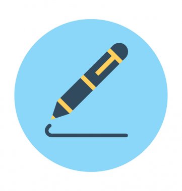 kalem vektör simgesi