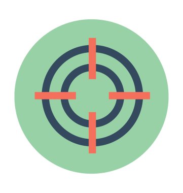 İş hedef vektör simgesi