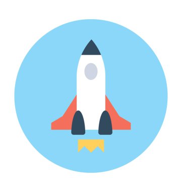 Roket vektör simgesi