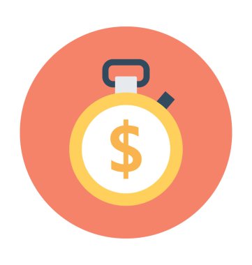 Stopwatch vektör simgesi