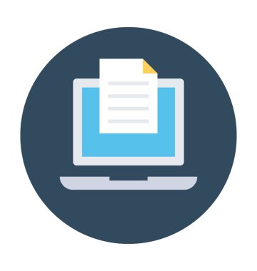 E Dokümanlar vektör simgesi