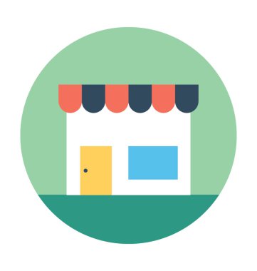 Dükkanı vektör simgesi