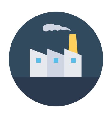 Fabrika vektör simgesi