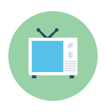 televizyon vektör simgesi