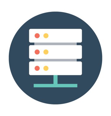 Sunucu paylaşımı vektör simgesi