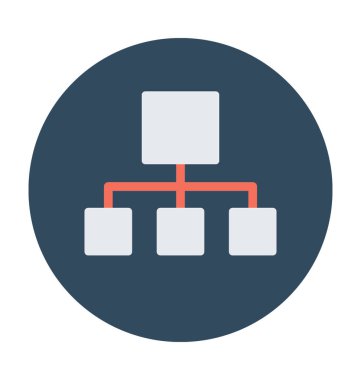 hiyerarşi vektör simgesi