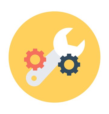 Ayarları vektör simgesi