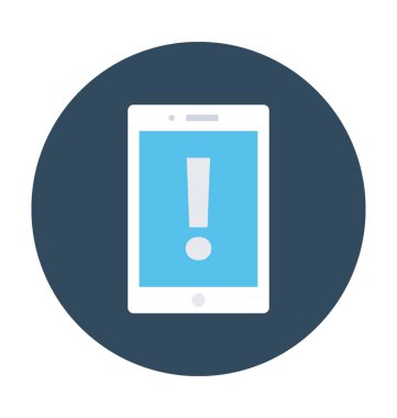 Mobil hata vektör simgesi