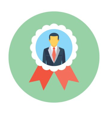 rozet vektör simgesi