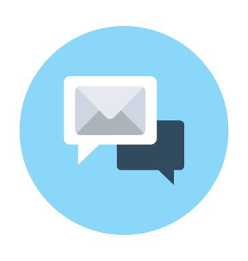 ileti vektör simgesi