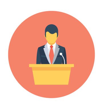 Konuşma vektör simgesi