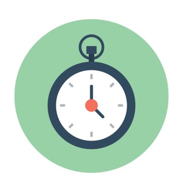 Chronometre vektör simgesi