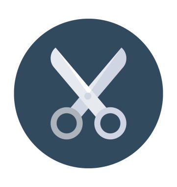 Makas vektör simgesi