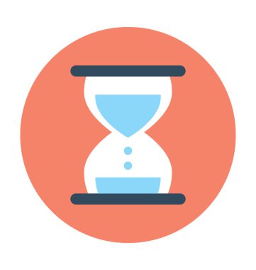 Kum Saati vektör simgesi