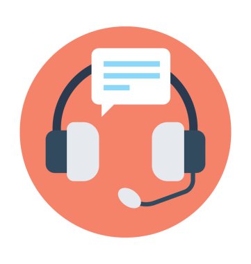 Kulaklık vektör simgesi