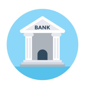 Banka vektörel simgesi