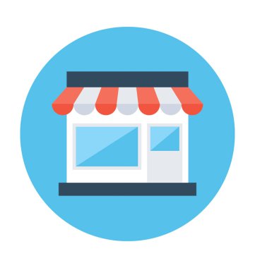 Dükkanı vektör simgesi