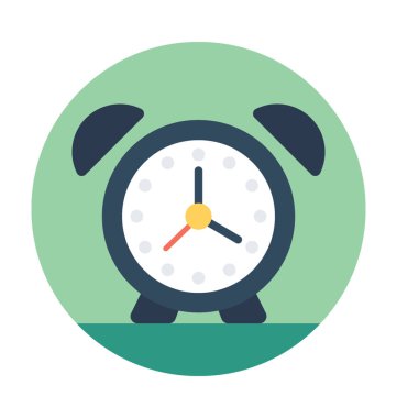 Alarm saat vektör simgesi