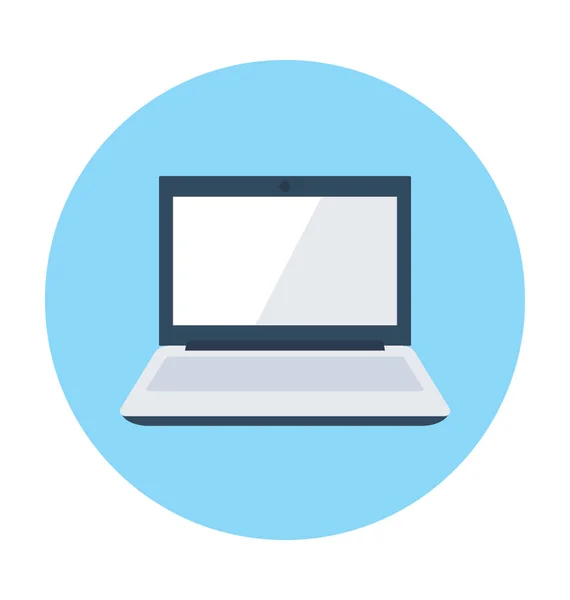Ikona wektora laptopa — Wektor stockowy