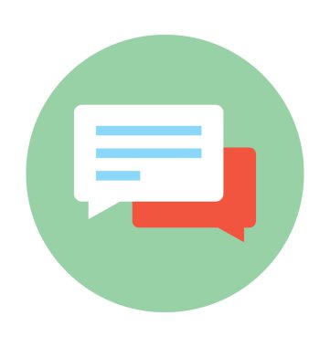 Konuşma baloncukları vektör simgesi