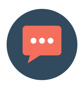 Konuşma baloncukları vektör simgesi