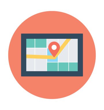 Harita Bulucu vektör simgesi