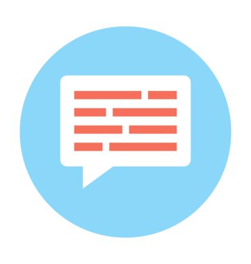 Konuşma baloncukları vektör simgesi