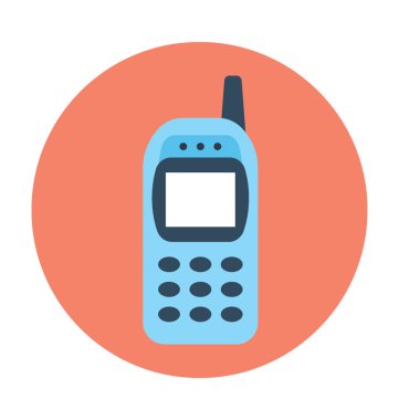 Telsiz telefon vektör simgesi