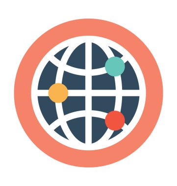 genel ağ vektör simgesi